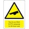 Electromark Security Sign, 16 in Height, 12 in Width, Plastic, English S1291R - alternate 2