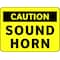 Electromark Caution Sign, 10 in Height, 14 in Width, Vinyl, English Y1237579 - alternate 3
