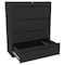 Tennsco 36 in W 4 Drawer Lateral File Cabinet, Black LPL3648L40 BLACK - alternate 1