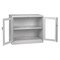 Tennsco Shelving Storage Cabinet, 42 in H, 48 in W, 24 in D, Swing, Keyed, Light Gray, 2 Shelves, 0 Drawers CVDJ2442SU LIGHT GREY - alternate 1