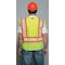 Kishigo Large Class 2 Breakaway High Visibility Vest, Lime 1174-L - alternate 4