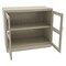 Tennsco Shelving Storage Cabinet, 42 in H, 48 in W, 24 in D, Swing, Keyed, Sand, 2 Shelves, 0 Drawers CVDJ2442SU SAND - alternate 1