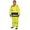 Tingley High Visibility Rain Jacket with hood, Polyester, Class 3 R, Green/Yellow, S J24122 - alternate 2