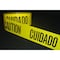 Zoro Select Barricade Tape, Caution/Cuidado, Yellow, 3 in Wide x 300 ft Length, Polyethylene, 4 mil B334Y13-200 - alternate 2