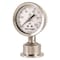 Reotemp Pressure Gauge, 0 to 100 psi, 2 1/2 in Dial, 1 1/2 in Tri-Clamp, Bottom Location SG25ATC15P18 - alternate 1
