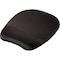 Fellowes Mousepad w/Wrist Support, Black 9176501 - alternate 1