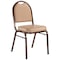 National Public Seating Stacking Chair, 9200 Series, Vinyl Beige 9201-M - alternate 1