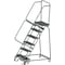 Ballymore 93 in H Steel Rolling Ladder, 6 Steps, 450 lb Load Capacity 063214GSU - alternate 7