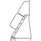 Ballymore 93 in H Steel Rolling Ladder, 6 Steps, 450 lb Load Capacity 063214GSU - alternate 2