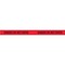Zoro Select Barricade Tape, Danger Do Not Enter, Red, 2 in Wide x 180 ft Length, Vinyl, 4 mil BLACK ON RED 2IN X60 - alternate 1