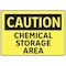 Electromark Caution Sign, 7 in Height, 10 in Width, Aluminum, English S112FA - alternate 1