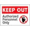 Electromark Danger Sign, 7 in Height, 10 in Width, Vinyl, English S189FF - alternate 2