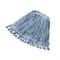 Rubbermaid Commercial 1in String Wet Mop, 16oz Dry Wt, Slide On Connection, Loop-End, Blue, Cotton/Synthetic, FGD21206BL00 FGD21206BL00 - alternate 1