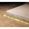 Zoro Select Floor Marking Tape, Polyester, Solid, Black, Yellow, 3 in W., 7 mil Thickness 9AEF6 - alternate 2