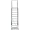 Ballymore 133 in H Steel Rolling Ladder, 10 Steps, 450 lb Load Capacity 103214P - alternate 6