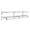Glaro Coat Rack, 2 Shelves, 72 In W, Satin Alum 502-72SA - alternate 1