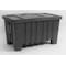 Myton Industries Bulk Container 8.7 cu ft Volume Cap., 43 in L, 26 1/2 in W, 24 in H, Plastic, Black 4LMD3 - alternate 2