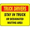 Electromark Caution Sign, 10 in Height, 14 in Width, Vinyl, English S1425V10 - alternate 2