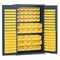 Valley Craft Extra-Heavy Duty Bin Cabinet, 48 in W, 78 in H, 24" D, 126 Bins F87842A4 - alternate 2