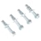 Vestil Wedge Anchor, 3/4" Dia., 4-1/4" L, Steel Zinc Plated, 4 PK AS-344-4PK - alternate 1