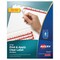 Avery Dennison Label Dividers, 8 Tab, PK25 11447 - alternate 1