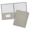 Avery Dennison Two-Pocket File Folder, Gray, PK25 47990 - alternate 1
