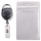 Advantus Badge Holder Combo Pack, 30" Cord, Vertical, Frost 2.68" x 5" Holder, 2.38" x 3.75" Insert, PK10 AVT-91129 - alternate 1