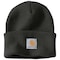 Carhartt Watch Cap, Acrylic, Cuffed Beanie, Covers Ears/Head, Black, Universal Size A18-BLK OFA - alternate 1