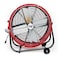 Maxx Air Standard-Duty Industrial Fan W/ 24 in Blade Dia, 2800/4000 cfm, 120V AC, 1/4 HP, 7.5 ft Cord BF24TFREDUPS - alternate 1