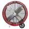 Maxx Air Barrel Air Circulator Fan, Mobile Mount, 30 in Blade Dia, 120V, 3,850/5,500 cfm, Non-Oscillating BF30DD REDUPS - alternate 1