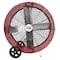 Maxx Air Barrel Air Circulator Fan, 36 in Blade Dia, 120V, 7,300/10,200 cfm, Non-Oscillating BF36BD RED - alternate 1