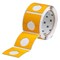 Brady 2-2/5" x 2-2/5", Adhesive Push Button Label, Yellow THTEP-170-593-.5YL - alternate 2