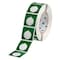 Brady Thermal Transfer Label, Green, Labels/Roll: 250 THTEP169-593-.25GN - alternate 2