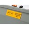 Brady Thermal Transfer Label, Yellow, Labels/Roll: 250 THTEP176-593-.25YL - alternate 2