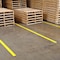 Brady Floor Marking Tape, Polyester, No Legend, Yellow, 4 in W., 8 mil Thickness 104372 - alternate 3