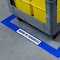 Brady Floor Marking Tape, Polyester, No Legend, Blue, 2 in W., 8 mil Thickness 104314 - alternate 2