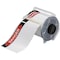 Brady Thermal Transfer Label, Red/White/Black, Labels/Roll: 165 121558 - alternate 2