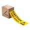 Brady Floor Marking Tape, Polyester, Message, Yellow, 4 in W., 8 mil Thickness 121369 - alternate 2