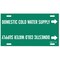 Brady Pipe Marker, Domestic Cold Water Supply, 4050-F 4050-F - alternate 5