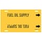 Brady Pipe Markr, Fuel Oil Supply, Y, 6to7-7/8 In 4065-F - alternate 6