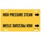 Brady Pipe Mrkr, High Pressure Steam, 6to7-7/8In, 4077-F 4077-F - alternate 6