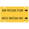 Brady Pipe Mrkr, High Pressure Steam, 8to9-7/8In, 4077-G 4077-G - alternate 2