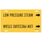 Brady Pipe Mrkr, Low Pressure Steam, 6to7-7/8 In 4092-F - alternate 6