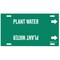 Brady Pipe Marker, Plant Water, Grn, 8 to9-7/8 In 4109-G - alternate 6