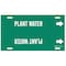 Brady Pipe Marker, Plant Water, Grn, 10 to 15 In 4109-H - alternate 5
