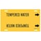 Brady Pipe Marker, Tempered Water, Y, 6to7-7/8 In 4140-F - alternate 2