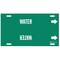 Brady Pipe Marker, Water, Green, 8 to 9-7/8 In 4155-G - alternate 3