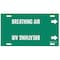 Brady Pipe Marker, Breathing Air, Grn, 10 to15 In 4167-H - alternate 5