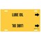 Brady Pipe Marker, Lube Oil, Yel, 8 to 9-7/8 In 4244-G - alternate 3