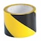 Condor Floor Marking Tape, vinyl, No Legend, Black, Yellow, 3 in W., 6 mil Thickness 55303 - alternate 2